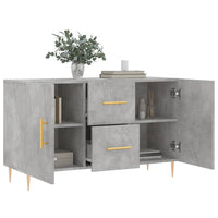 Thumbnail for Sideboard Betongrau 100x36x60 cm Holzwerkstoff