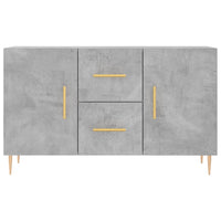 Thumbnail for Sideboard Betongrau 100x36x60 cm Holzwerkstoff