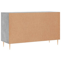 Thumbnail for Sideboard Betongrau 100x36x60 cm Holzwerkstoff