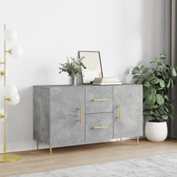 Thumbnail for Sideboard Betongrau 100x36x60 cm Holzwerkstoff