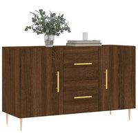 Thumbnail for Sideboard Braun Eichen-Optik 100x36x60 cm Holzwerkstoff