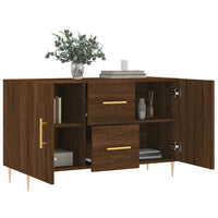 Thumbnail for Sideboard Braun Eichen-Optik 100x36x60 cm Holzwerkstoff