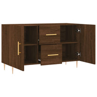 Thumbnail for Sideboard Braun Eichen-Optik 100x36x60 cm Holzwerkstoff