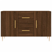 Thumbnail for Sideboard Braun Eichen-Optik 100x36x60 cm Holzwerkstoff