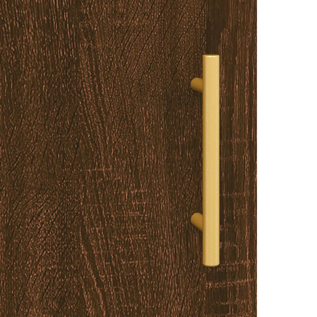 Sideboard Braun Eichen-Optik 100x36x60 cm Holzwerkstoff