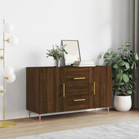 Thumbnail for Sideboard Braun Eichen-Optik 100x36x60 cm Holzwerkstoff