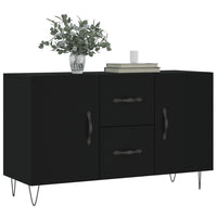 Thumbnail for Sideboard Schwarz 100x36x60 cm Holzwerkstoff