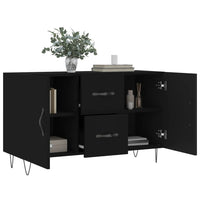 Thumbnail for Sideboard Schwarz 100x36x60 cm Holzwerkstoff