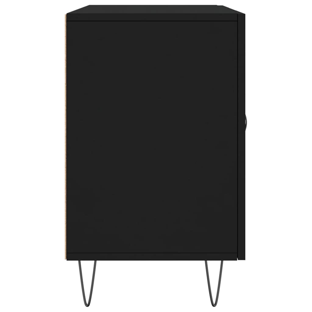 Sideboard Schwarz 100x36x60 cm Holzwerkstoff