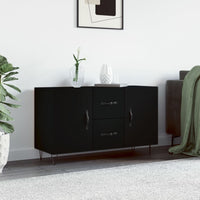 Thumbnail for Sideboard Schwarz 100x36x60 cm Holzwerkstoff