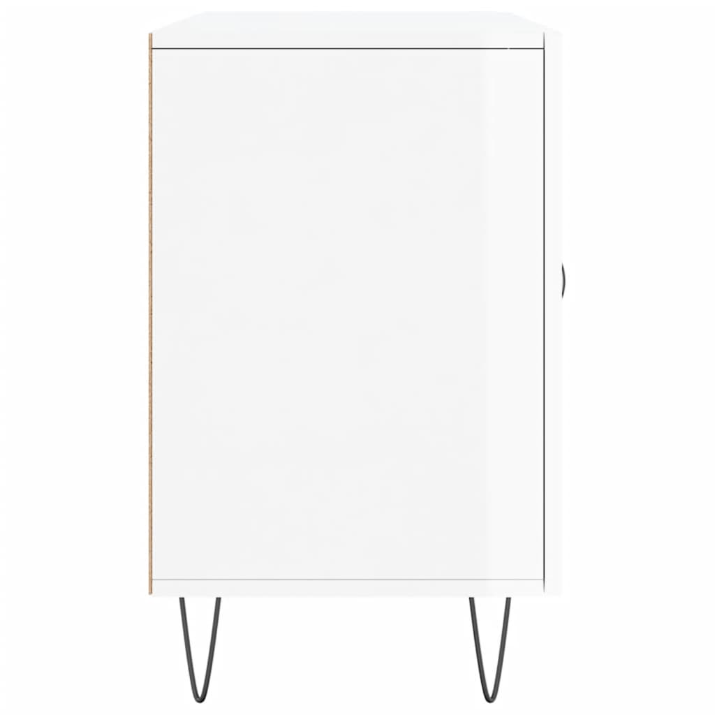 Sideboard Hochglanz-Weiß 100x36x60 cm Holzwerkstoff