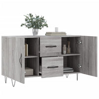 Thumbnail for Sideboard Grau Sonoma 100x36x60 cm Holzwerkstoff