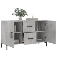 Thumbnail for Sideboard Betongrau 100x36x60 cm Holzwerkstoff