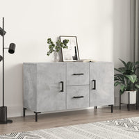 Thumbnail for Sideboard Betongrau 100x36x60 cm Holzwerkstoff