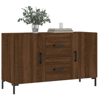 Thumbnail for Sideboard Braun Eichen-Optik 100x36x60 cm Holzwerkstoff