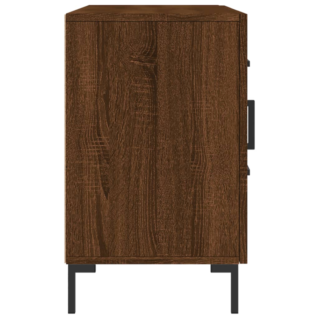 Sideboard Braun Eichen-Optik 100x36x60 cm Holzwerkstoff