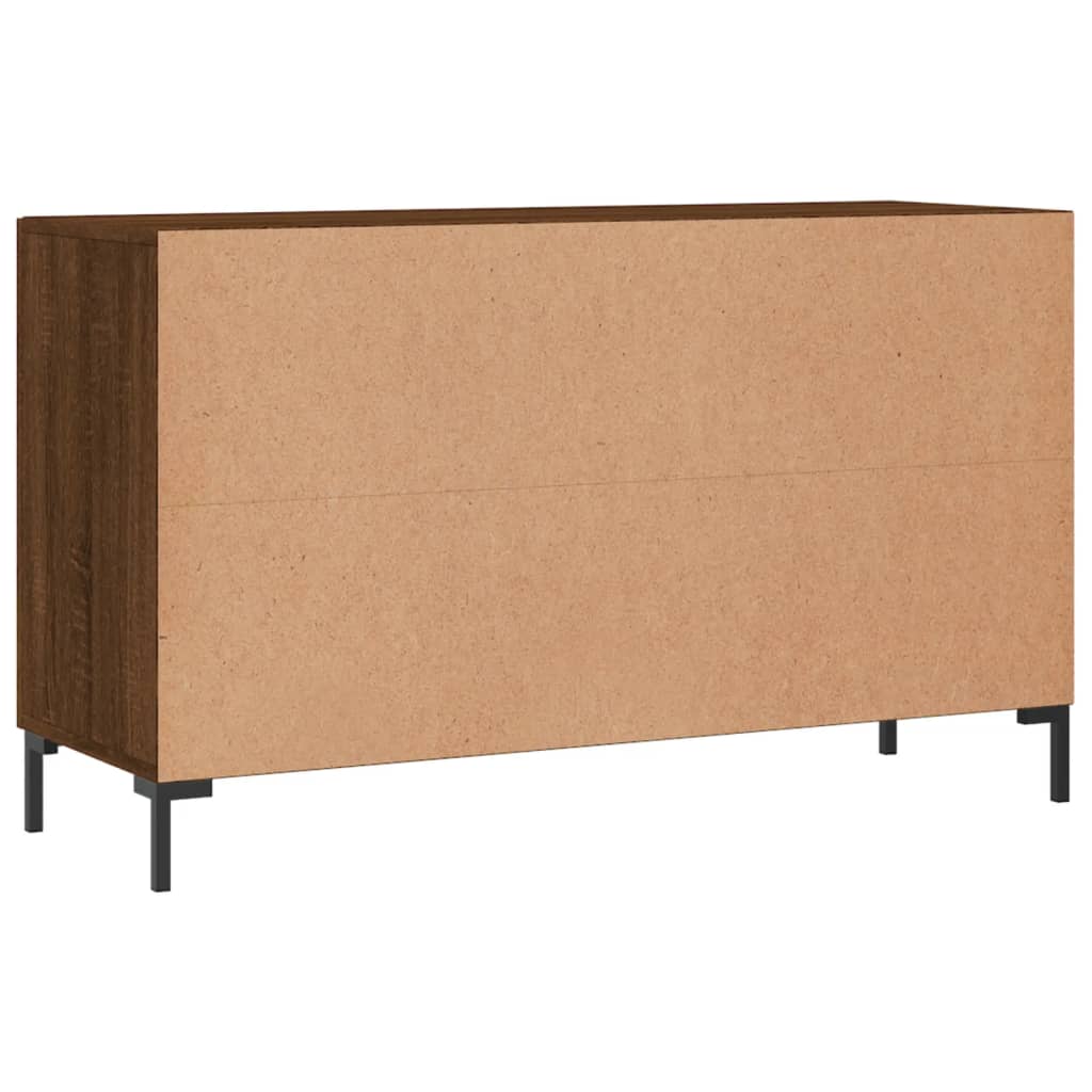 Sideboard Braun Eichen-Optik 100x36x60 cm Holzwerkstoff