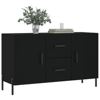 Thumbnail for Sideboard Schwarz 100x36x60 cm Holzwerkstoff