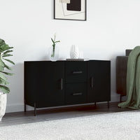 Thumbnail for Sideboard Schwarz 100x36x60 cm Holzwerkstoff