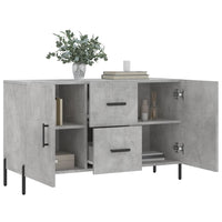 Thumbnail for Sideboard Betongrau 100x36x60 cm Holzwerkstoff