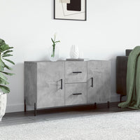 Thumbnail for Sideboard Betongrau 100x36x60 cm Holzwerkstoff