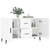 Thumbnail for Sideboard Hochglanz-Weiß 100x36x60 cm Holzwerkstoff