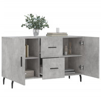 Thumbnail for Sideboard Betongrau 100x36x60 cm Holzwerkstoff