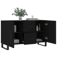 Thumbnail for Sideboard Schwarz 100x36x60 cm Holzwerkstoff