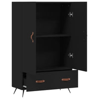 Thumbnail for Highboard Schwarz 69,5x31x115 cm Holzwerkstoff