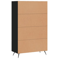 Thumbnail for Highboard Schwarz 69,5x31x115 cm Holzwerkstoff