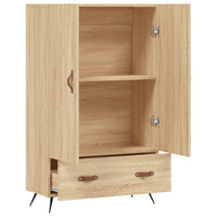 Thumbnail for Highboard Sonoma-Eiche 69,5x31x115 cm Holzwerkstoff