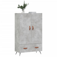 Thumbnail for Highboard Betongrau 69,5x31x115 cm Holzwerkstoff