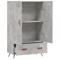 Thumbnail for Highboard Betongrau 69,5x31x115 cm Holzwerkstoff