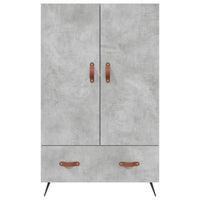 Thumbnail for Highboard Betongrau 69,5x31x115 cm Holzwerkstoff