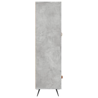 Thumbnail for Highboard Betongrau 69,5x31x115 cm Holzwerkstoff