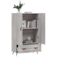 Thumbnail for Highboard Grau Sonoma 69,5x31x115 cm Holzwerkstoff