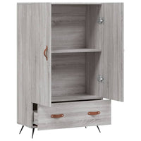 Thumbnail for Highboard Grau Sonoma 69,5x31x115 cm Holzwerkstoff