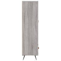 Thumbnail for Highboard Grau Sonoma 69,5x31x115 cm Holzwerkstoff