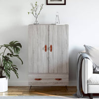 Thumbnail for Highboard Grau Sonoma 69,5x31x115 cm Holzwerkstoff