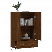 Thumbnail for Highboard Braun Eichen-Optik 69,5x31x115 cm Holzwerkstoff