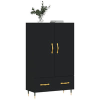 Thumbnail for Highboard Schwarz 69,5x31x115 cm Holzwerkstoff