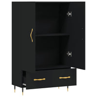 Thumbnail for Highboard Schwarz 69,5x31x115 cm Holzwerkstoff