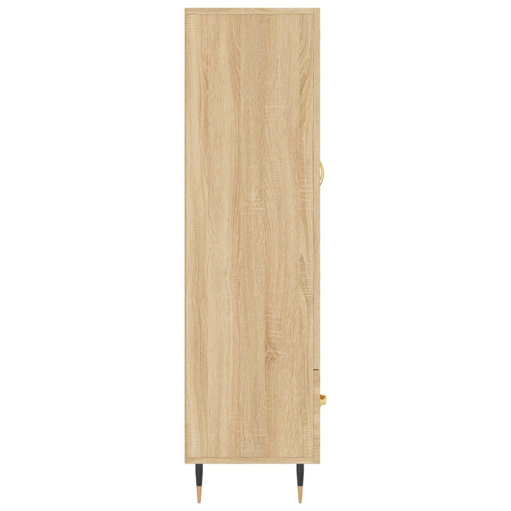 Highboard Sonoma-Eiche 69,5x31x115 cm Holzwerkstoff