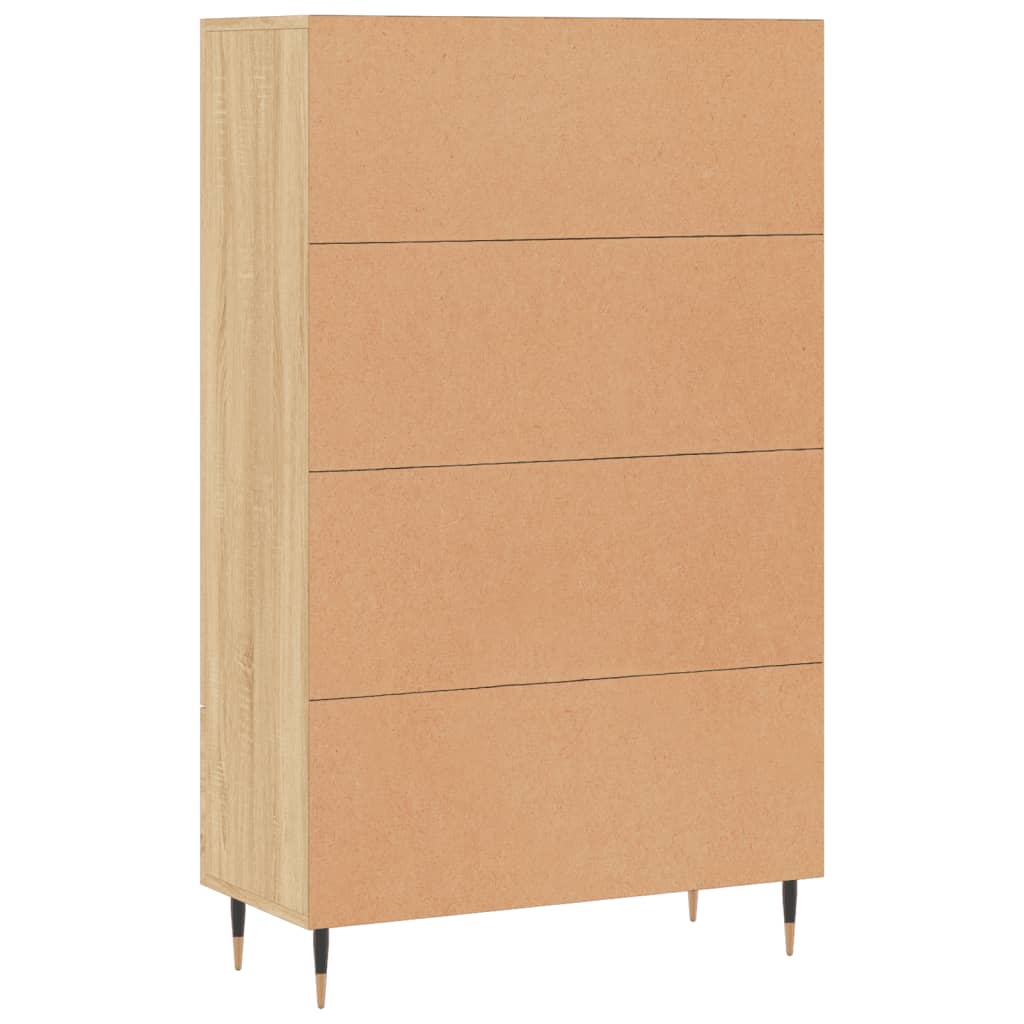 Highboard Sonoma-Eiche 69,5x31x115 cm Holzwerkstoff