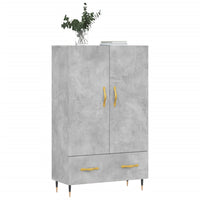 Thumbnail for Highboard Betongrau 69,5x31x115 cm Holzwerkstoff