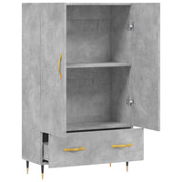 Thumbnail for Highboard Betongrau 69,5x31x115 cm Holzwerkstoff