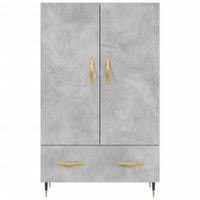 Thumbnail for Highboard Betongrau 69,5x31x115 cm Holzwerkstoff