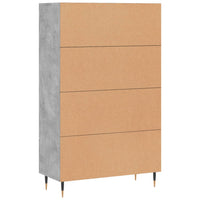 Thumbnail for Highboard Betongrau 69,5x31x115 cm Holzwerkstoff