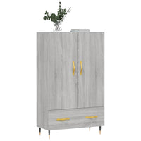 Thumbnail for Highboard Grau Sonoma 69,5x31x115 cm Holzwerkstoff