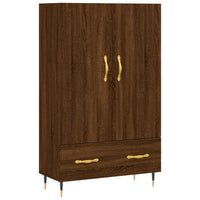 Thumbnail for Highboard Braun Eichen-Optik 69,5x31x115 cm Holzwerkstoff